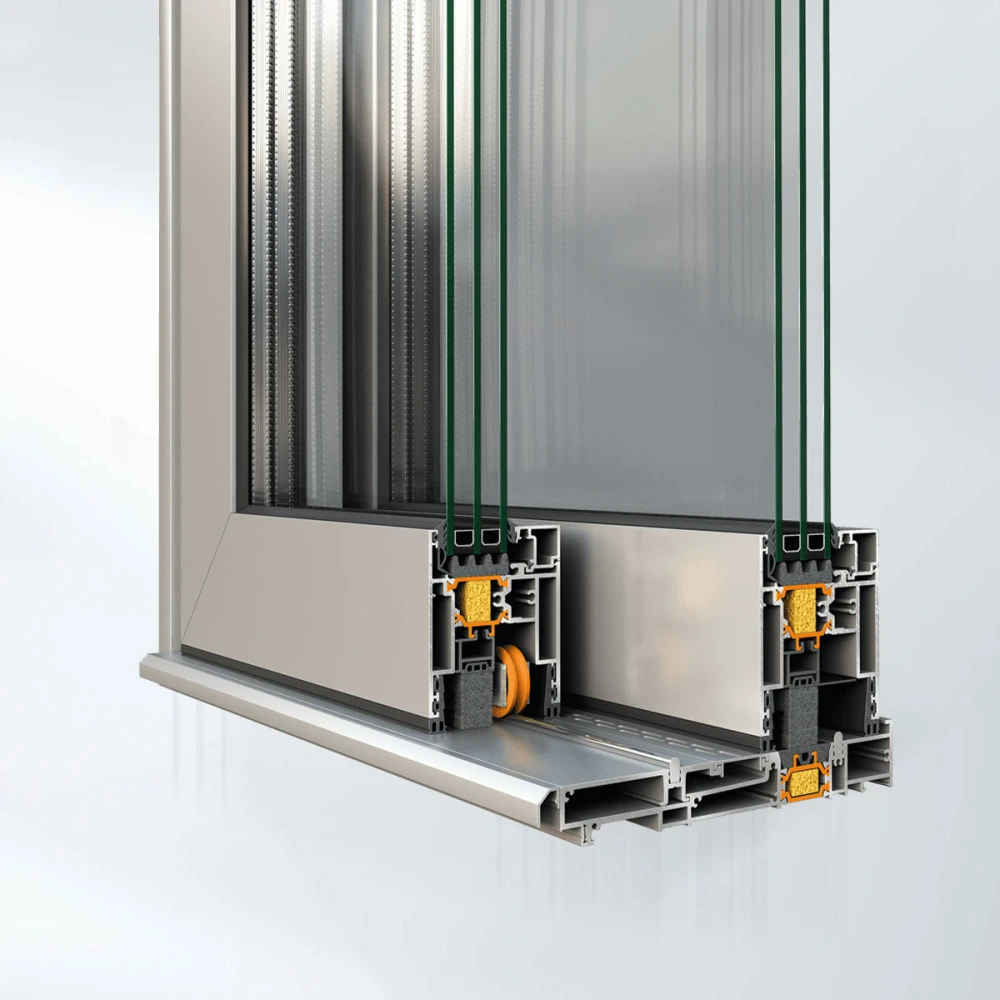 Sistem liftant glisant din aluminiu cu bariera termica, Alumil, Supreme S700