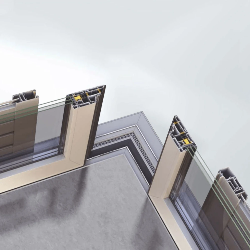 Sistem liftant glisant din aluminiu cu bariera termica, Alumil, Supreme S700