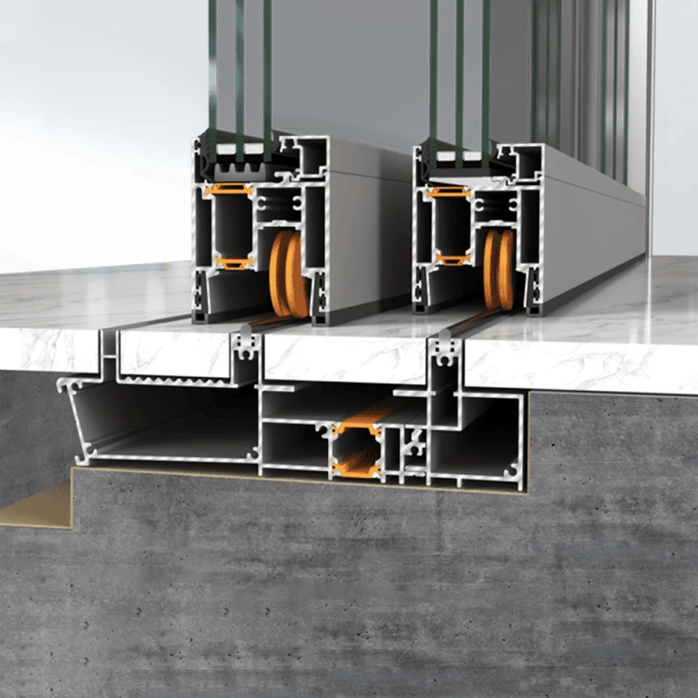Sistem liftant glisant din aluminiu cu bariera termica, Alumil, Supreme S700